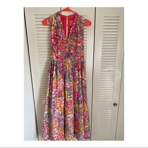 Kate Spade Mainline Floral Midi Dress